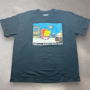 SpongeBob SquarePants Graphic T-Shirt Men’s XL Black